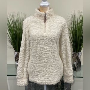 SOLD!!! Weatherproof Vintage brand Sherpa Pullover M